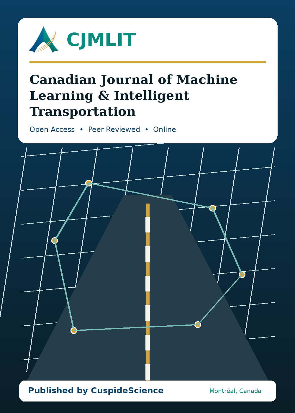 Cover of the Canadian Journal of Machine Learning and Intelligent Transportation